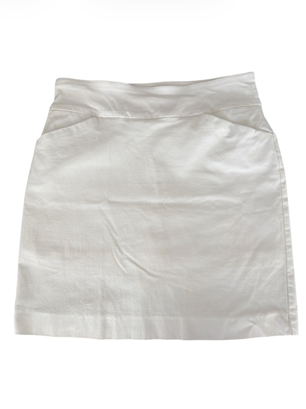 Charter Club White Mini Skort with Side Pockets Size S